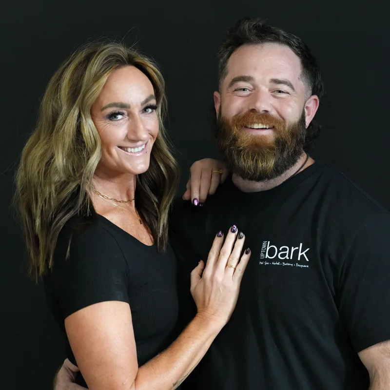 Dan and Joanie Hooper, the owners of Uptown Bark